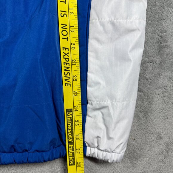 Majestic Jordan Royal Blue White Fleece Lined Zip Jacket Men’s Large - Picture 8 of 13